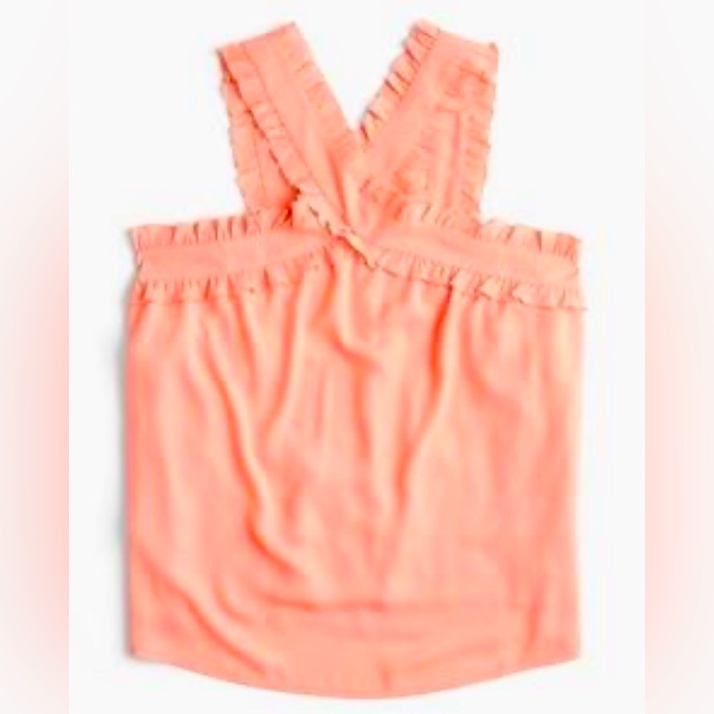 NWT J Crew Cross Strap sleeveless blouse size 14